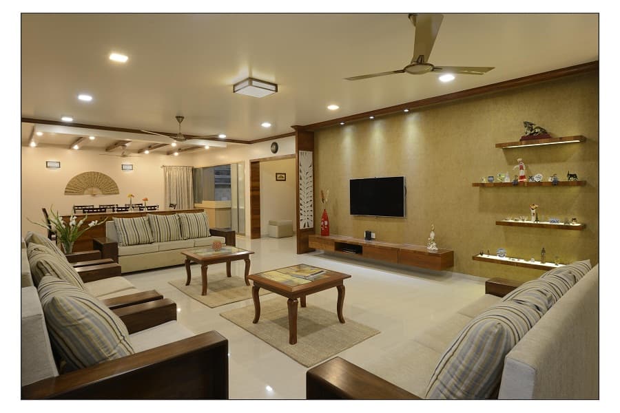 Modern Living and Dining Space Evokes Modern Living and Dining Space Evokes