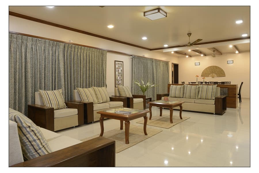 Modern Living and Dining Space Evokes Modern Living and Dining Space Evokes