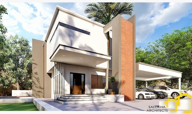 Stunning Modern Villa Exterior Stunning Modern Villa Exterior