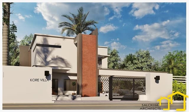 Stunning Modern Villa Exterior Stunning Modern Villa Exterior