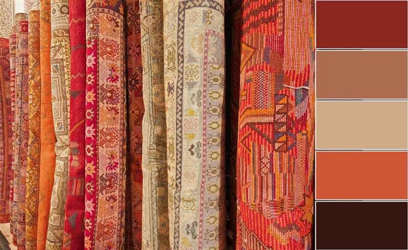 Color Palettes Inspired by Moroccan Rugs Color Palettes Inspired by Moroccan Rugs