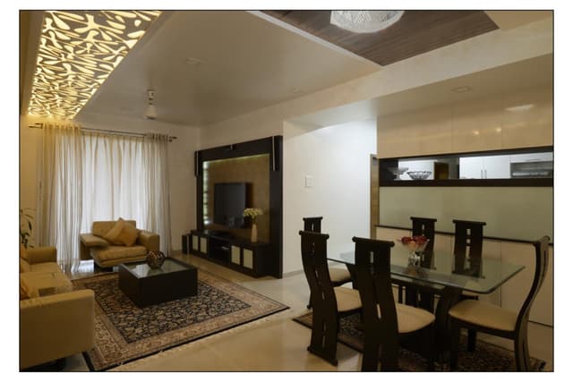 Well Decorated Living-cum-Dining Setup Well Decorated Living-cum-Dining Setup