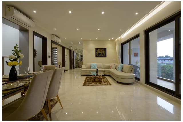 Modern Living and Dining Area with an Open-Concept Design Modern Living and Dining Area with an Open-Concept Design