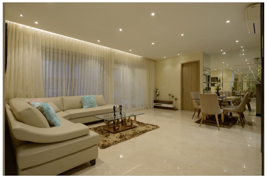 Modern Living and Dining Area with an Open-Concept Design Modern Living and Dining Area with an Open-Concept Design