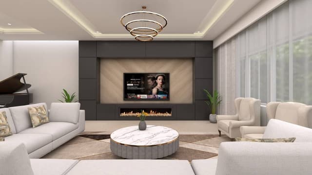 Elegance with Contemporary Luxury Living Room Elegance with Contemporary Luxury Living Room