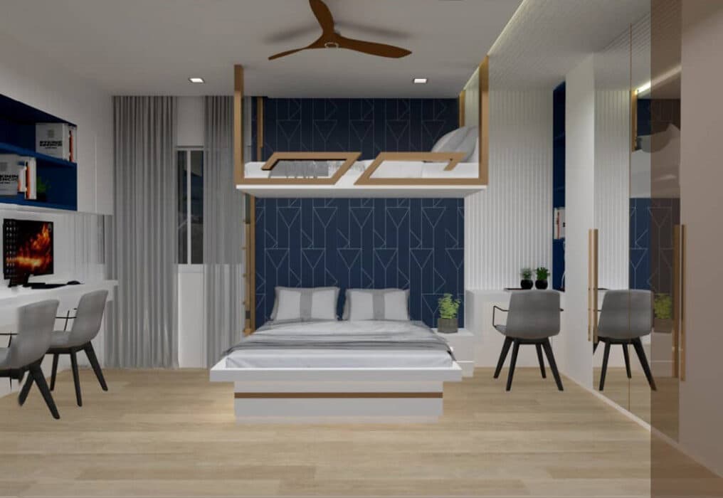 Modern Loft-Style Bedroom Design Modern Loft-Style Bedroom Design