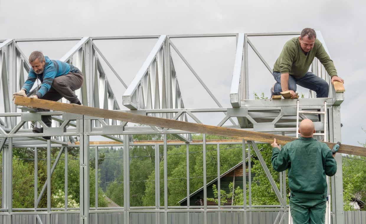 Steel Framed House Steel Framed House