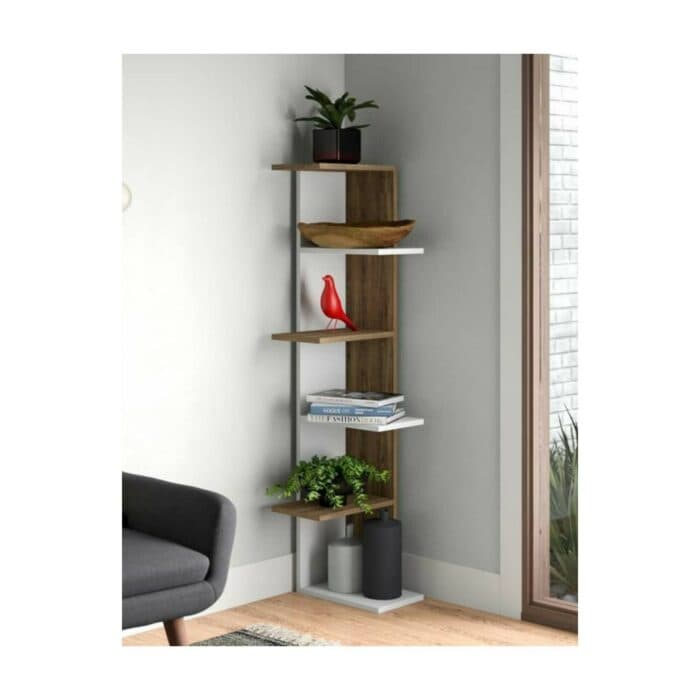 Sleek and Modern Corner Shelf Unit Sleek and Modern Corner Shelf Unit