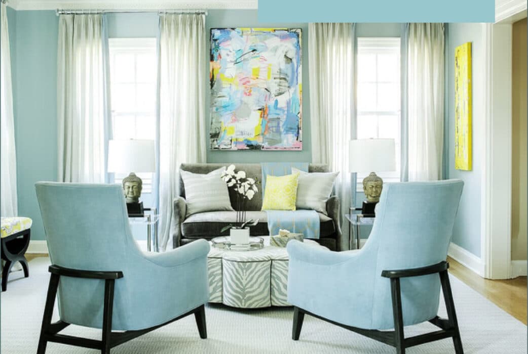 Living Room Interior that Exudes a Calm and Peaceful Living Room Interior that Exudes a Calm and Peaceful